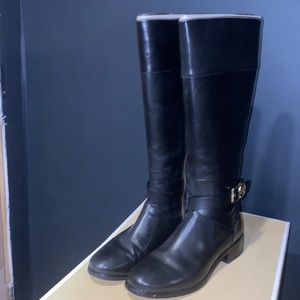 EUC Michael Michael Kors MK wide shaft BRYCE tall boot black size 9.5 in box